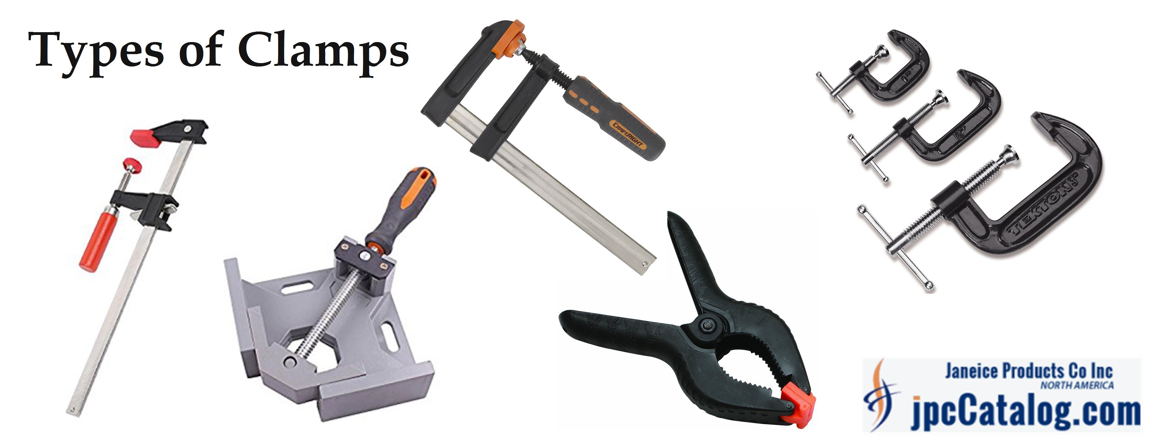 Types of clamps in machining